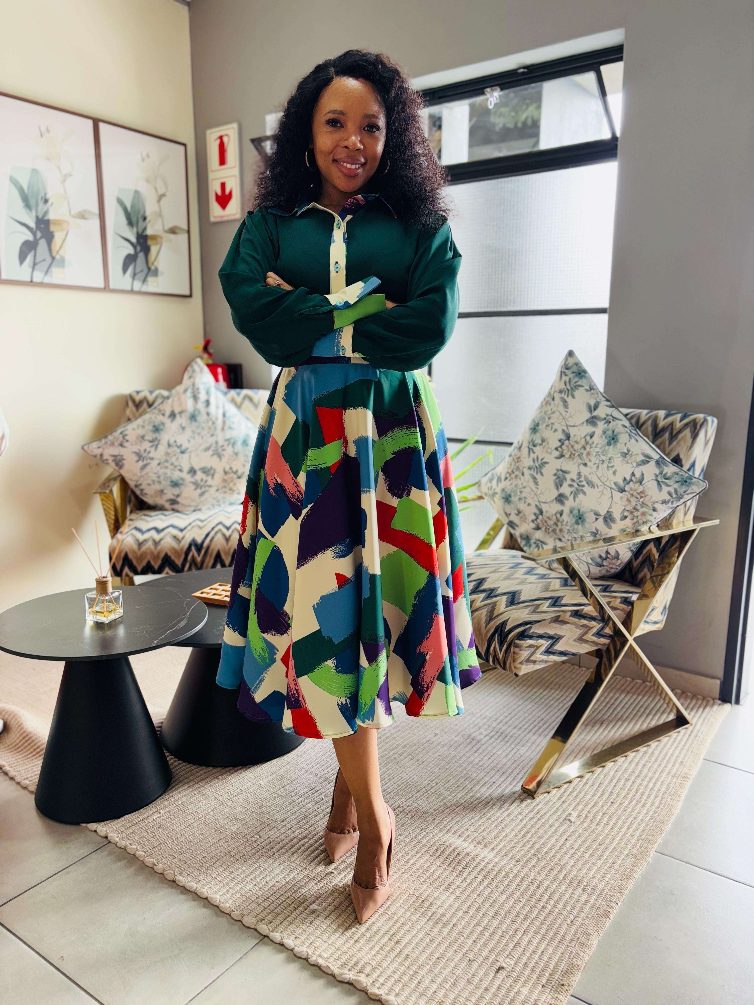 Empire skirt and shirt set